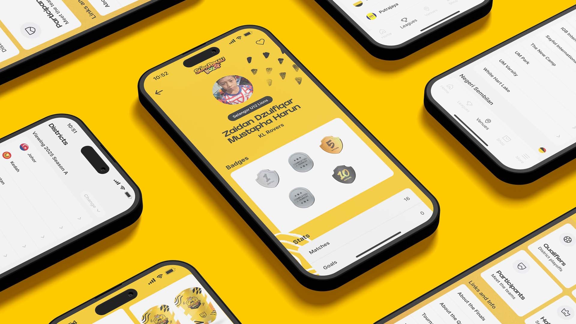 Liga Suparimau App Showcase