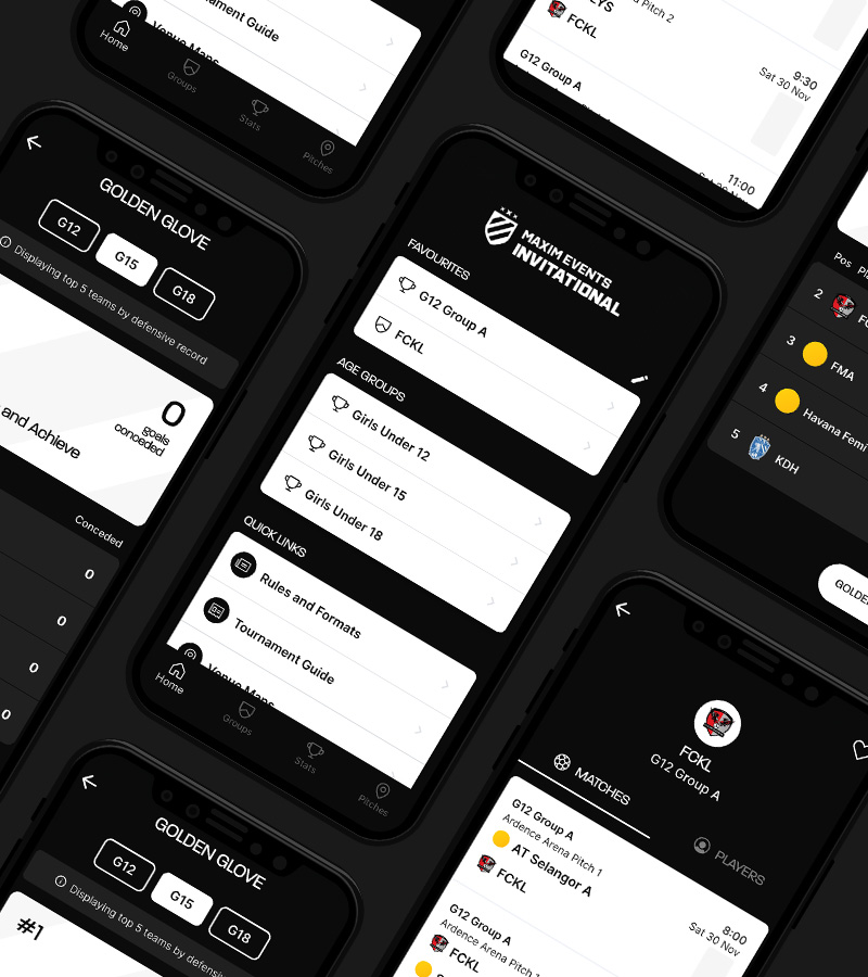 Maxim Events Invitational mobile app